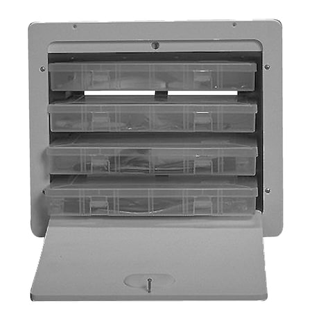 Teak Isle Tackle Box, White 25832
